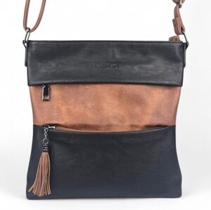 Masintor Vegan‎ Leather Crossbody Shoulder Bag